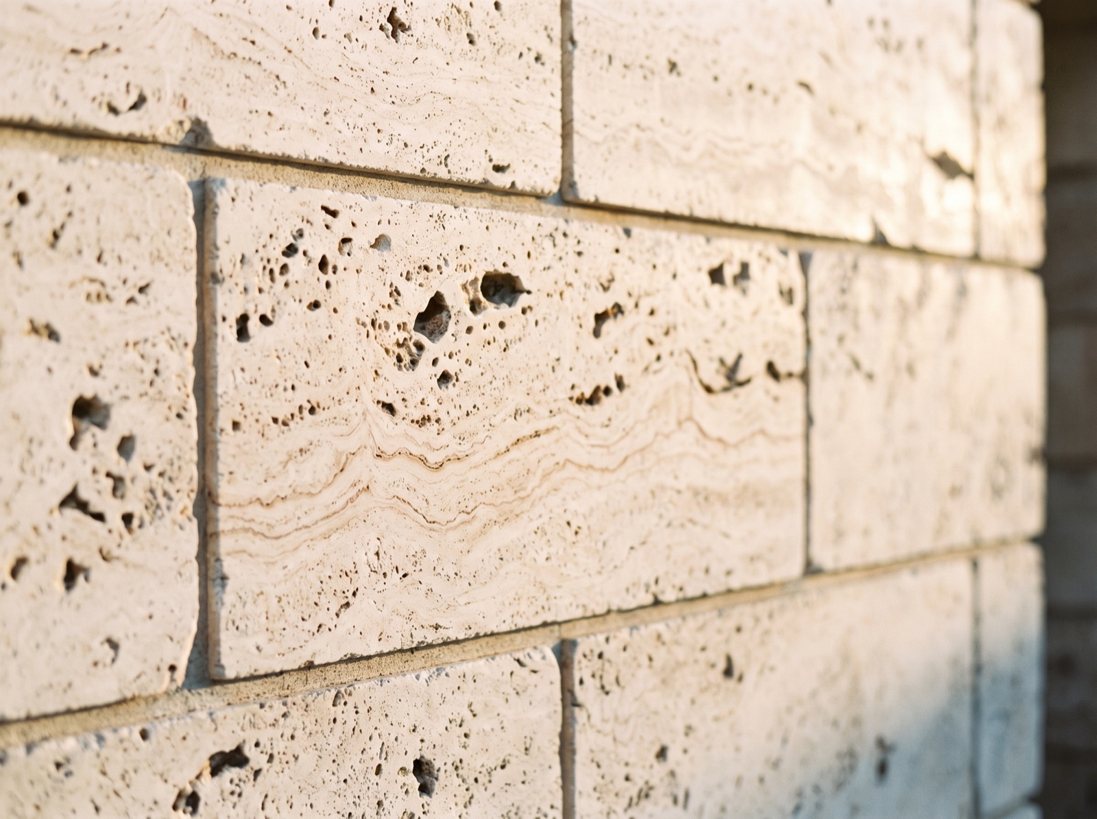Travertine, close